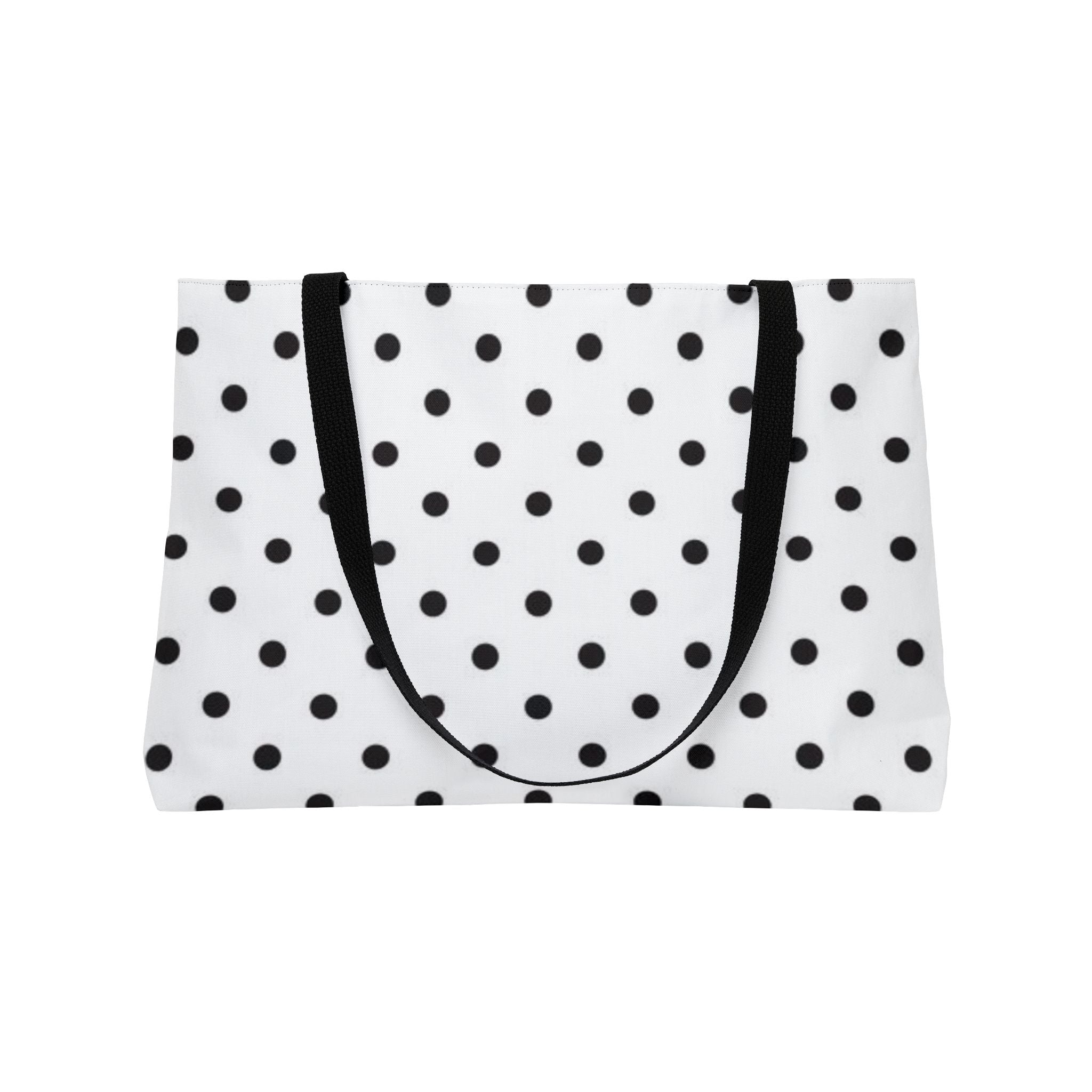 White Polka Dot Tote