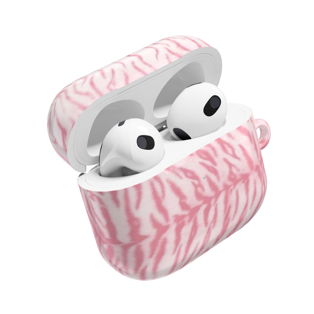 Pink Zebra AirPod Case