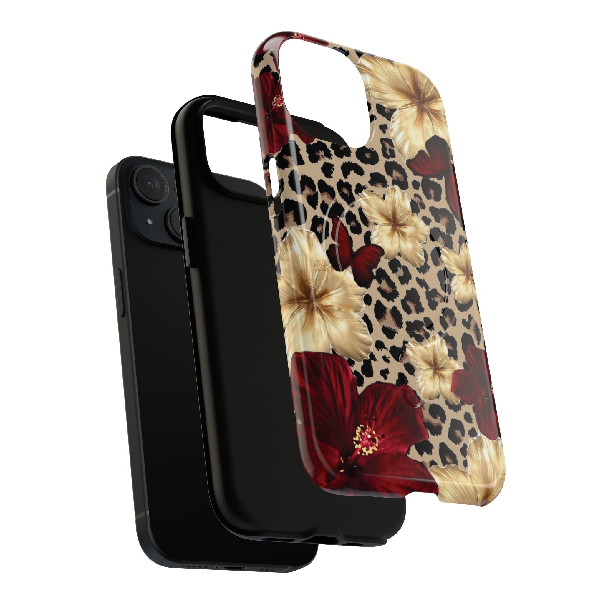 Hibiscus and Leopard Case