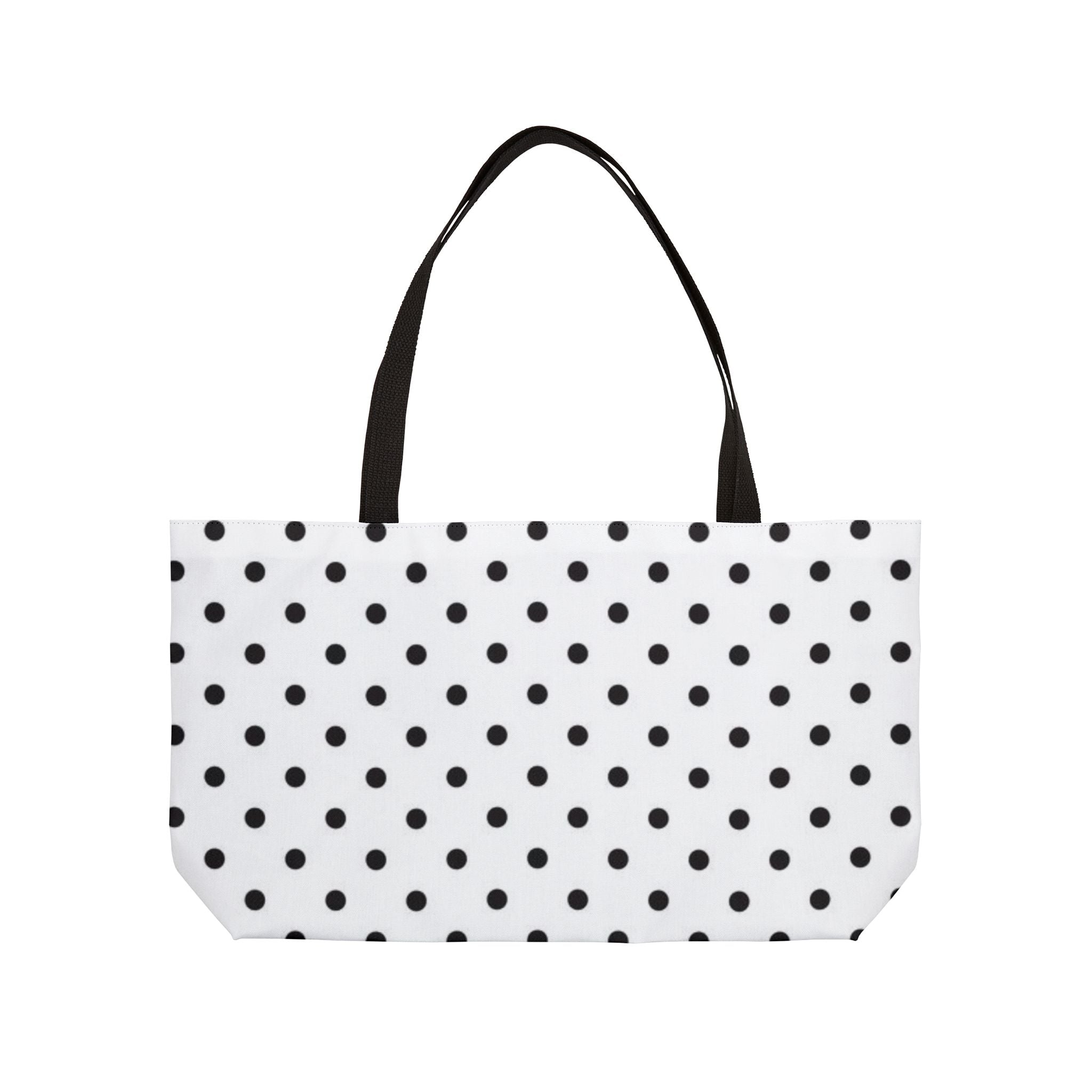 White Polka Dot Tote